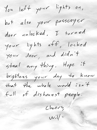 budget you left your lights on