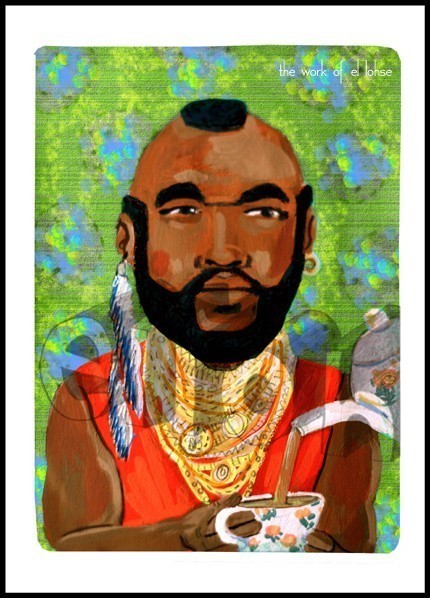 mr.t tea painting
