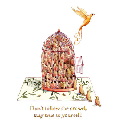 don't follow the crowd