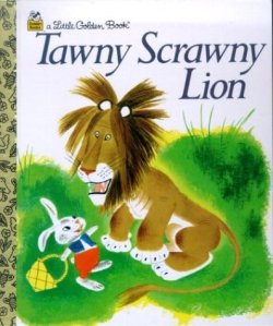 tawny scrawny lion