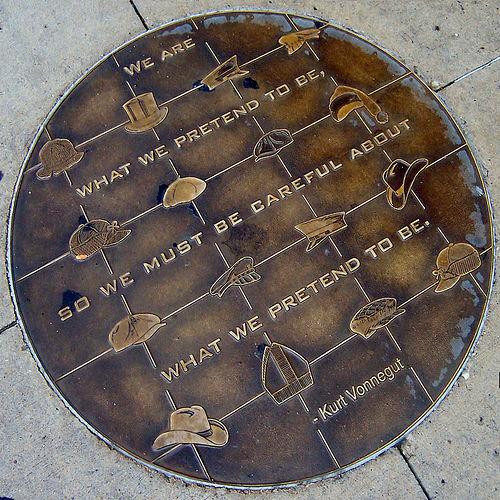 we are what we pretend to be