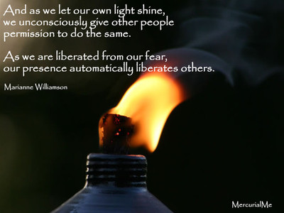 as we let our own light shine