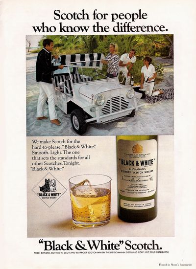 black and white scotch