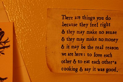 there are things you do cuz they feel right