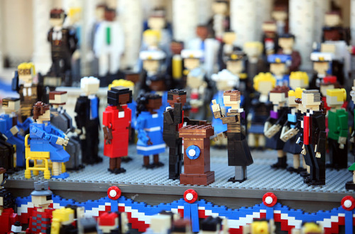 lego inauguration stage