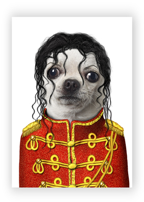 Michael Jackson web card