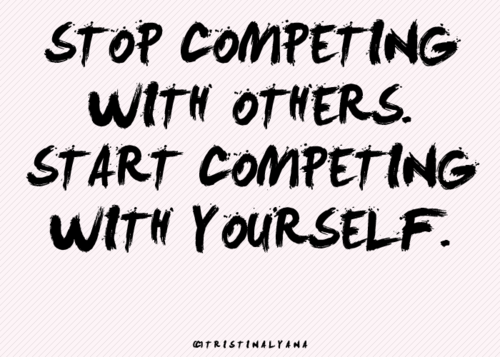 compete with yourself